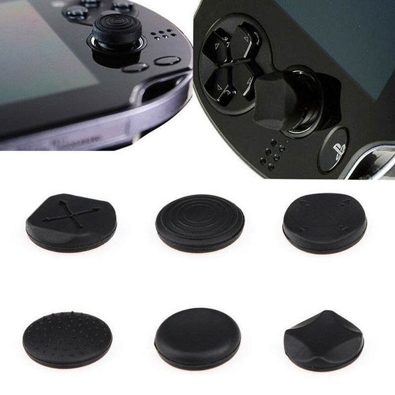 Gaming Accessories Playstation - 6Pcs Silicone Analog Controller Thumb Stick