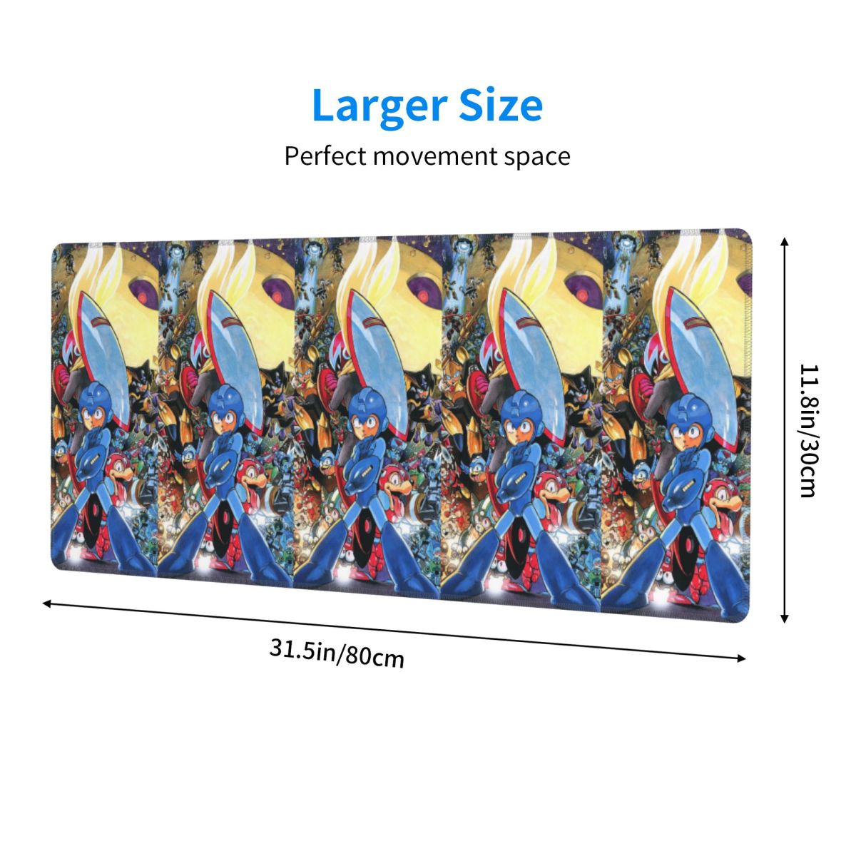 Large Mouse Pad Megaman Video  - Gaming Accessories Men ulasan dan harga