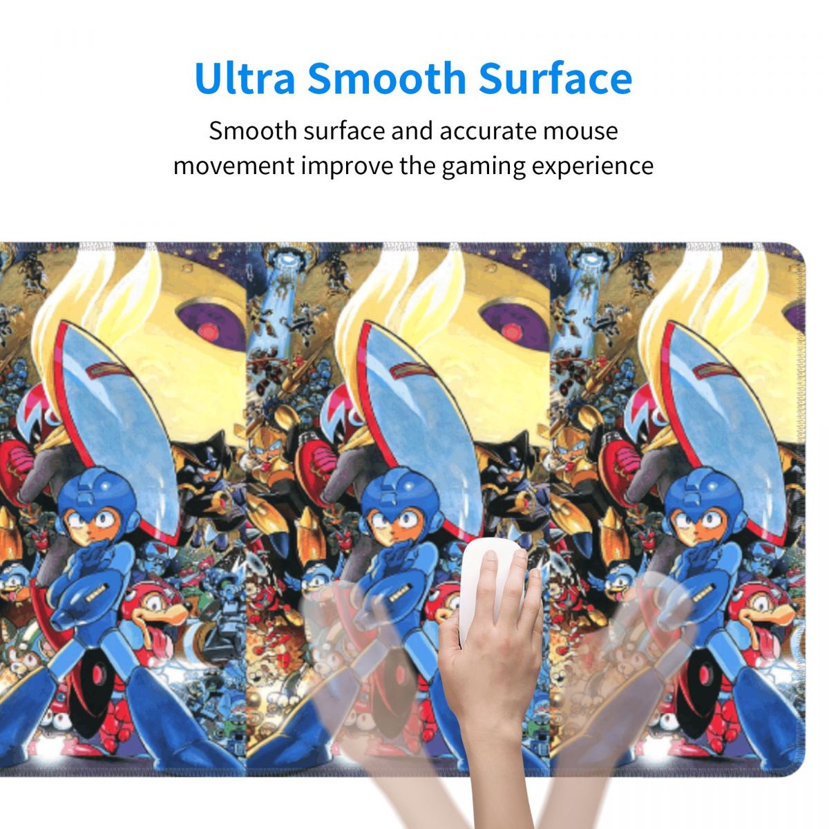 Large Mouse Pad Megaman Video  - Gaming Accessories Men ulasan dan harga
