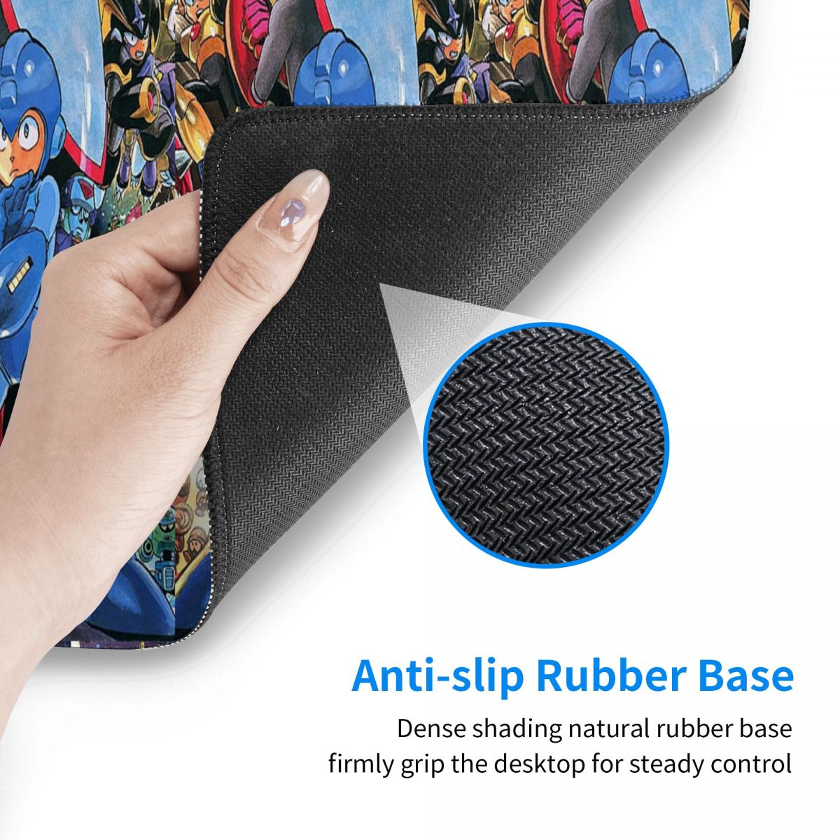 Large Mouse Pad Megaman Video  - Gaming Accessories Men ulasan dan harga