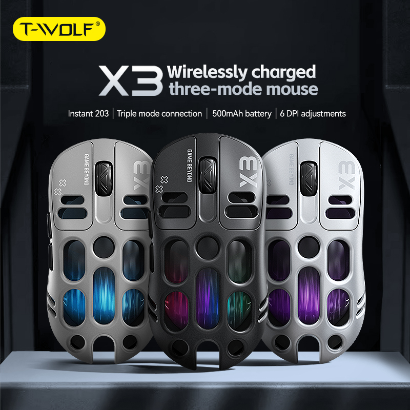 Hot Selling T-WOLF X3 Tri-mode - Gaming Accessories To Sell ulasan dan harga