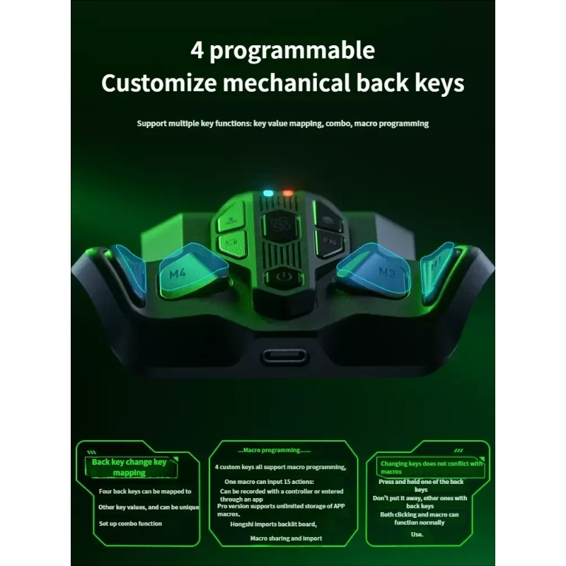 Back Key Wireless Receiver for - Gaming Controllers Xbox Accessories ulasan dan harga